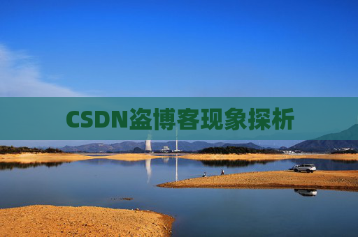 CSDN盗博客现象探析 CSDN盗博客现象探析